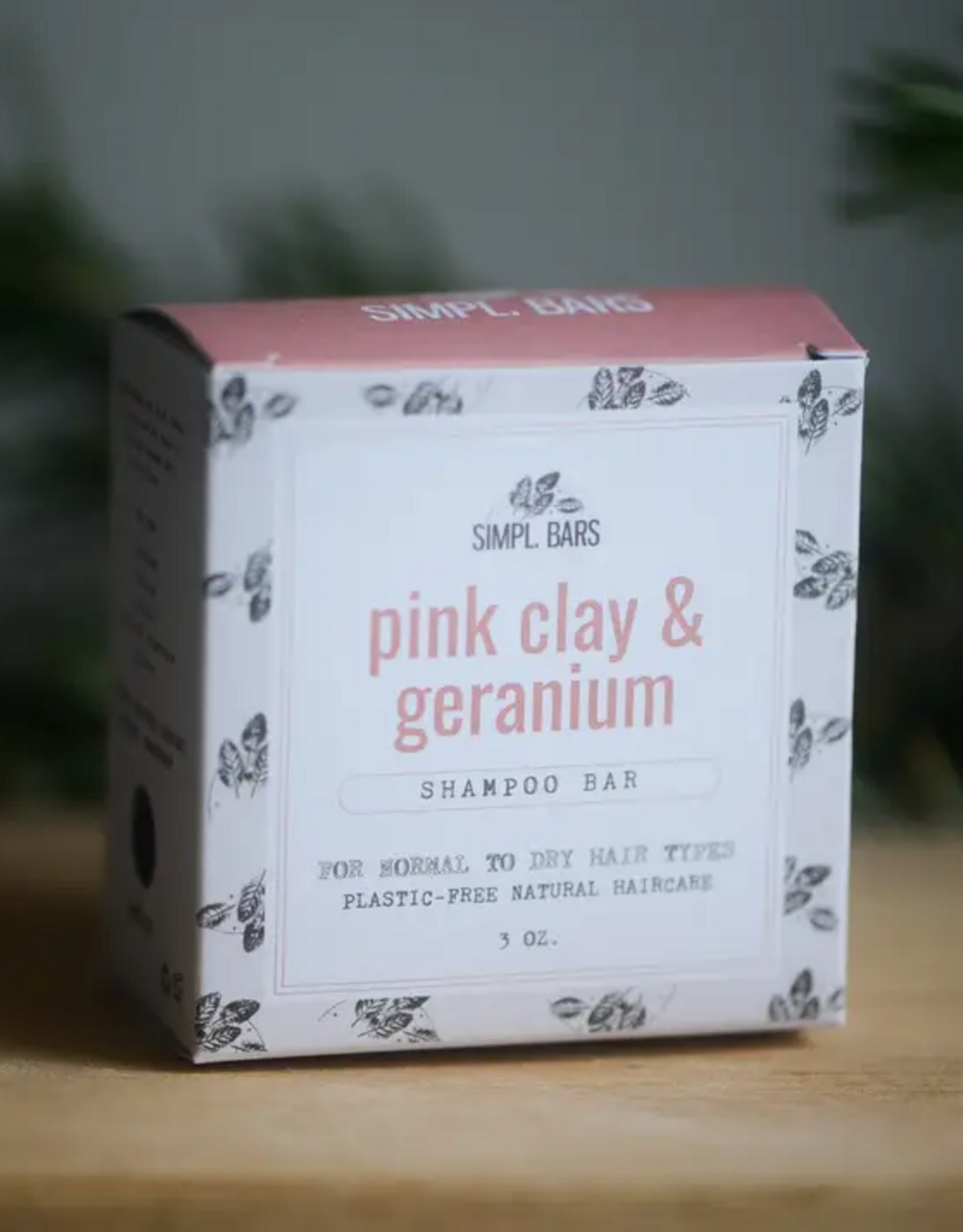 Pink Clay & Geranium Shampoo Bar