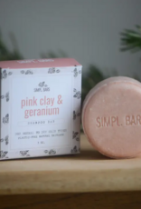 Pink Clay & Geranium Shampoo Bar