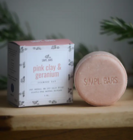 Pink Clay & Geranium Shampoo Bar