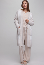 CozyChic Cotton Buffalo Plaid Long Cardigan