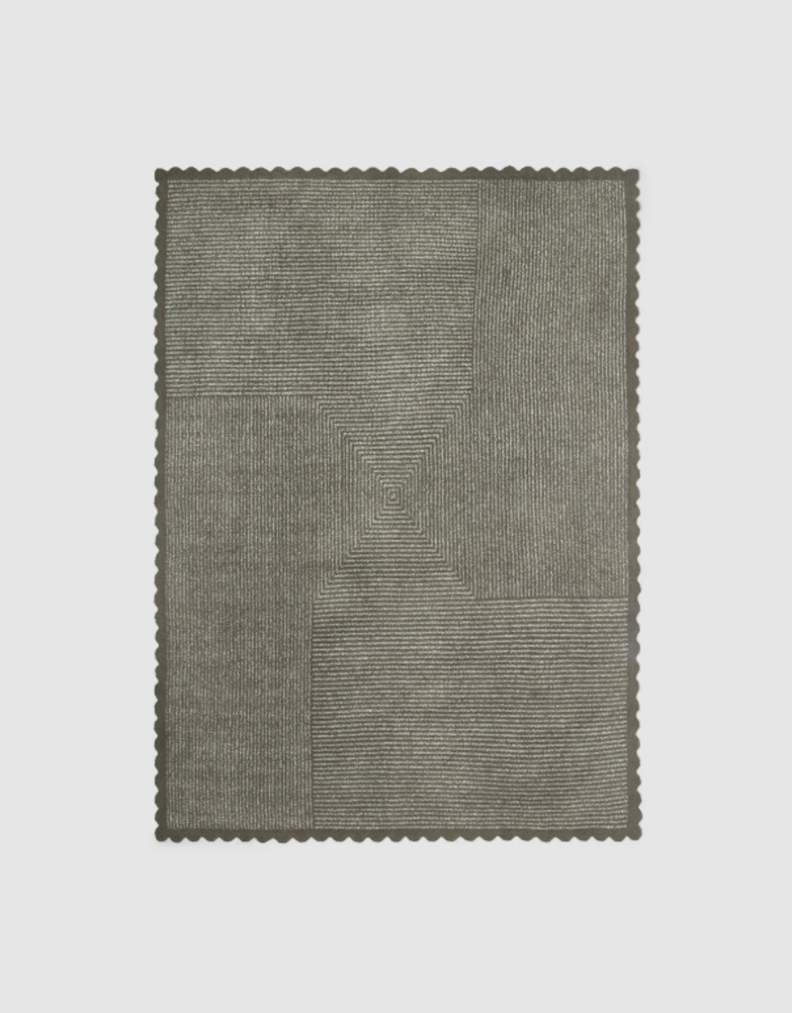 CozyChic Scallop Stripe Throw
