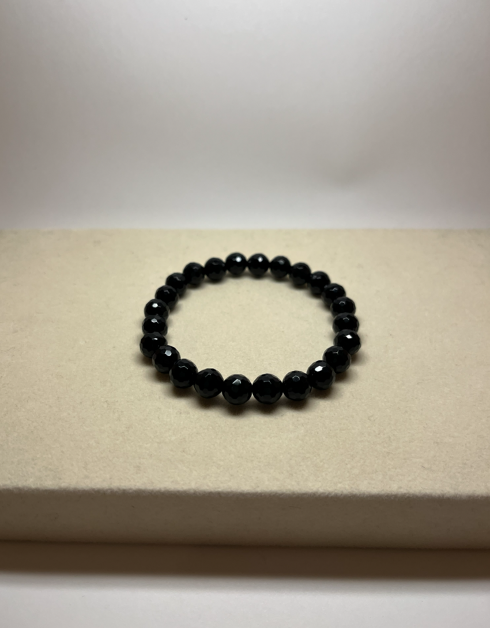 Faceted Crystal Bead Bracelet |