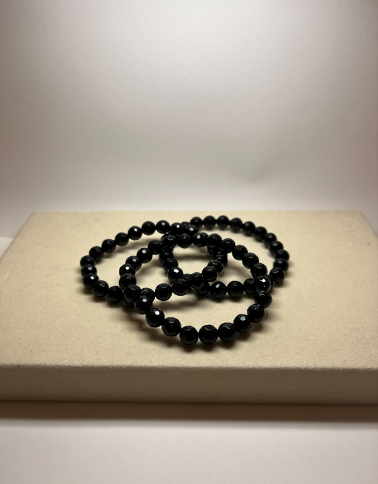 Faceted Crystal Bead Bracelet |
