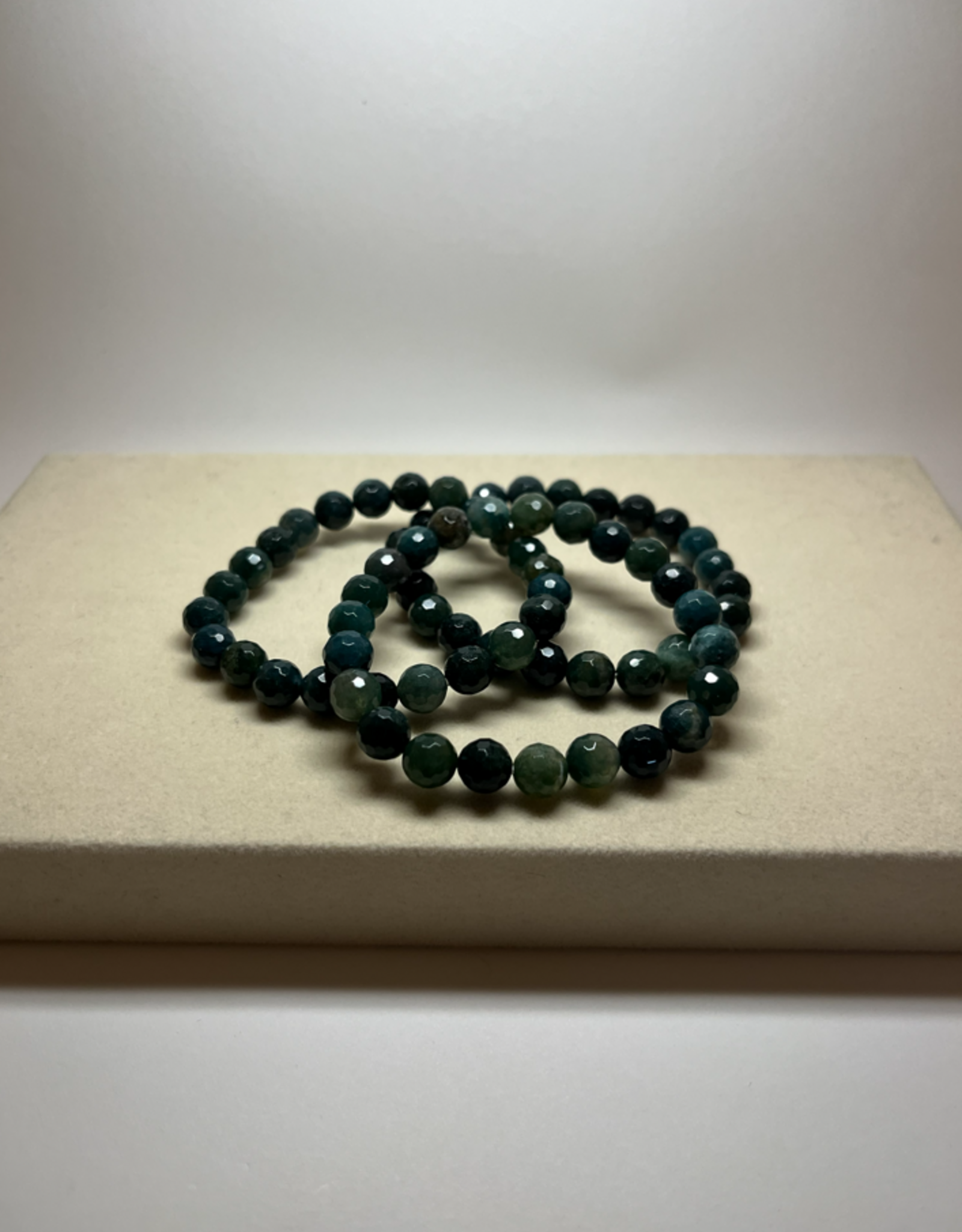 Faceted Crystal Bead Bracelet |