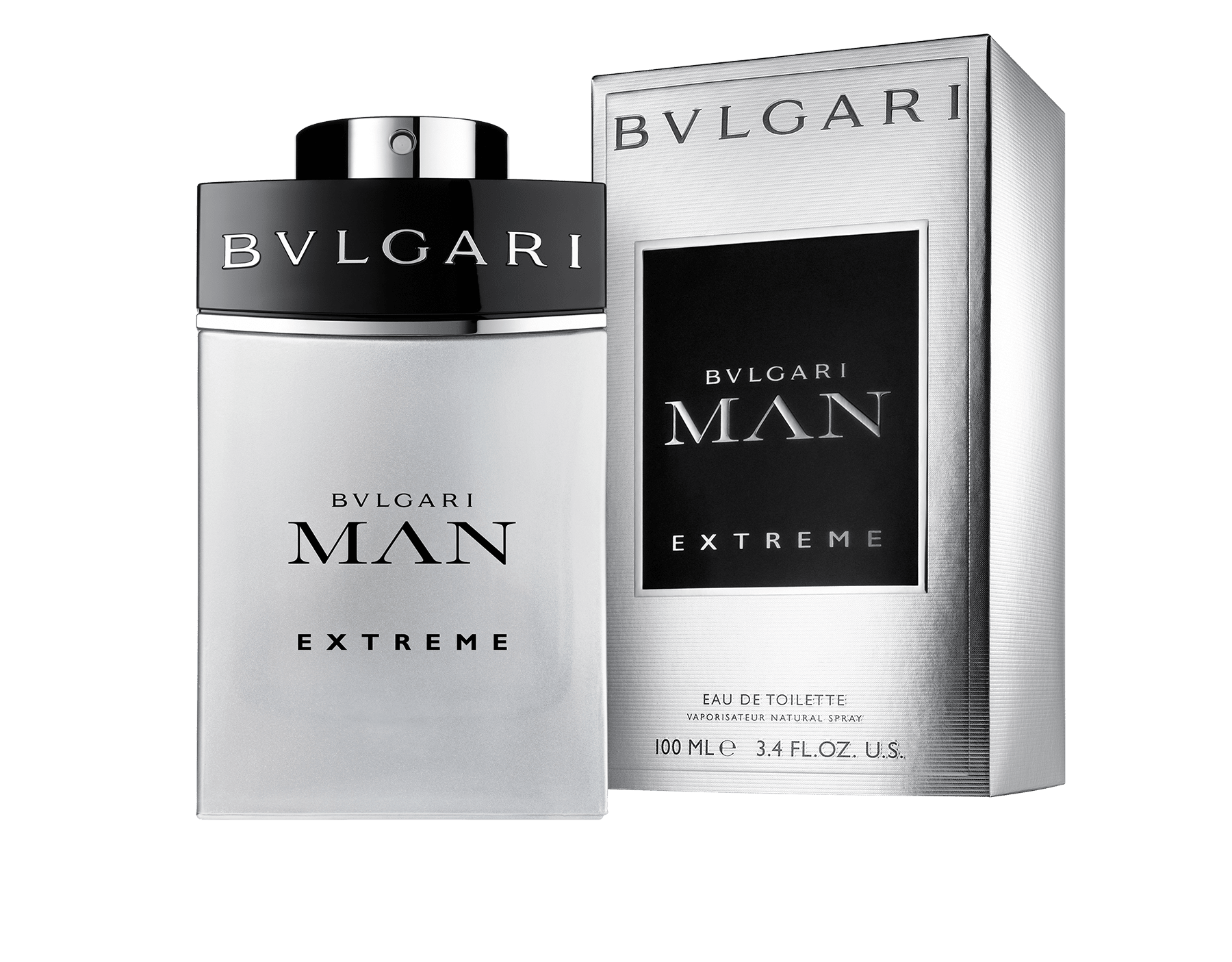 Bvlgari Man Extreme EAU DE Toilette Spray For Men 3.4 oz