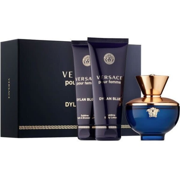 Versace Dylan Blue Pour Femme Eau de Parfum 3-Pc Gift Set