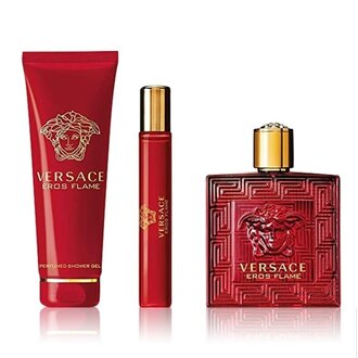 Versace Eros Flame 3-Pc Gift Set for Men