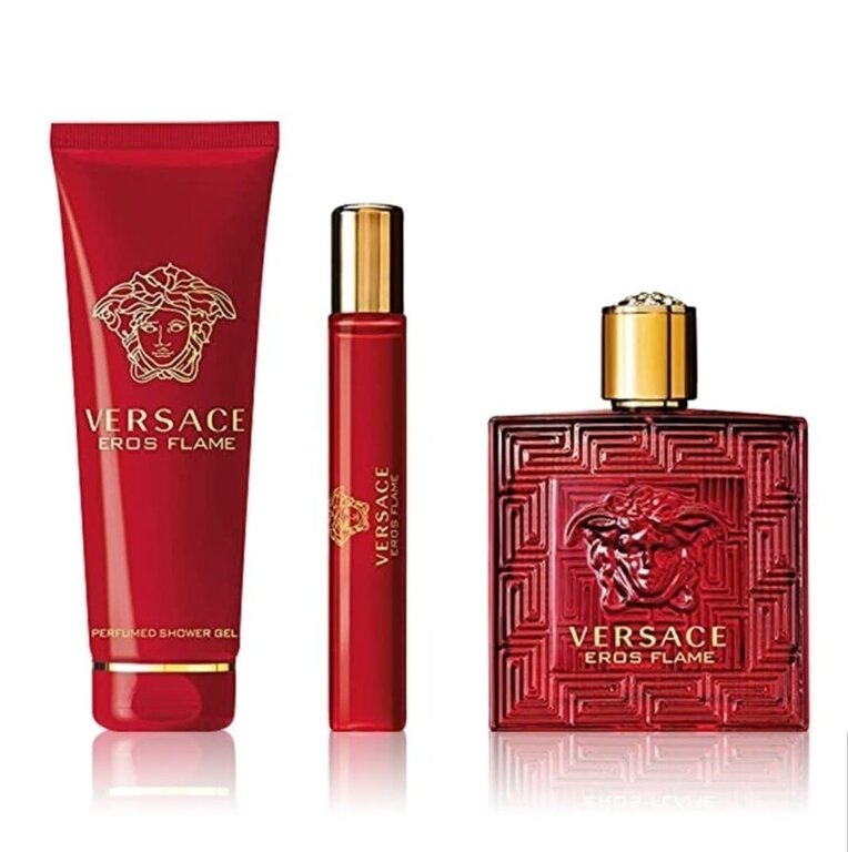 Versace Eros Flame Eau de Parfum 3-Pc Gift Set