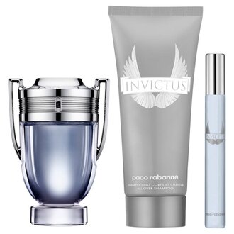 Paco Rabanne Invictus 3-Pc Gift Set for Men
