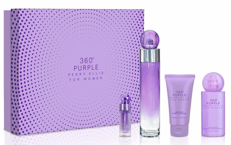 Perry Ellis 360° Purple Eau de Parfum 4-Pc Gift Set