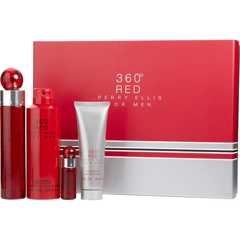 Perry Ellis 360° Red Eau de Toilette 4-Pc Gift Set