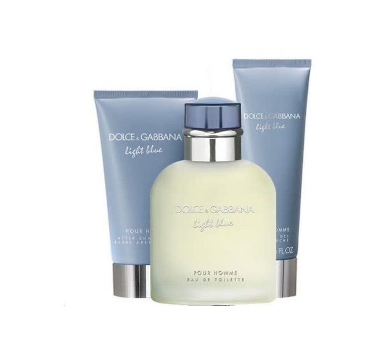 Dolce & Gabbana Light Blue Pour Homme Eau de Toilette 3-Pc Gift Set