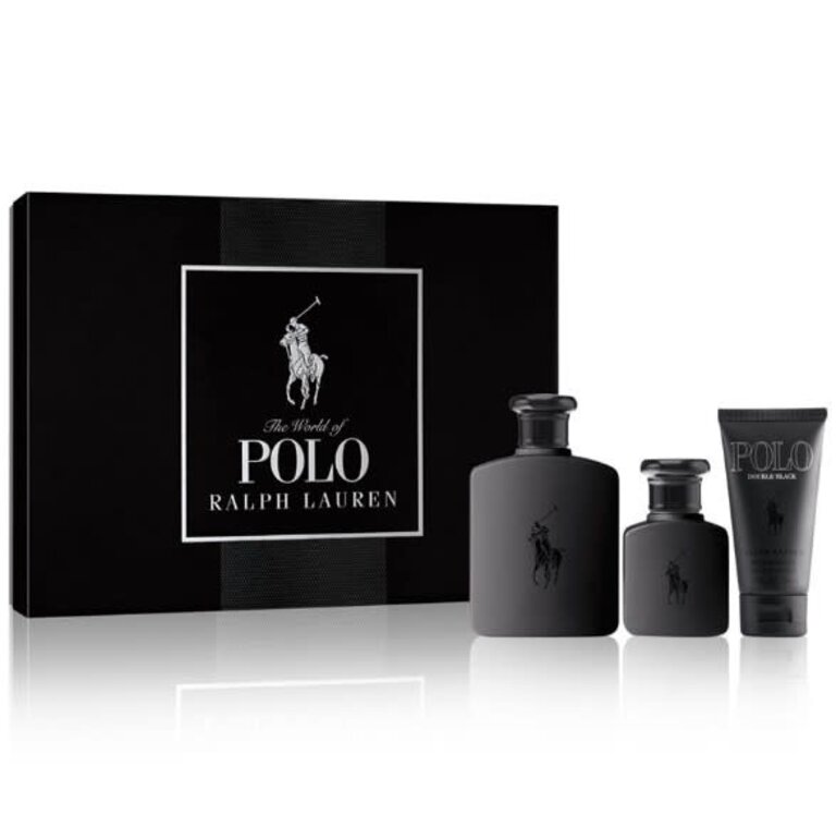 Ralph Lauren Polo Double Black Eau de Toilette 3-Pc Gift Set