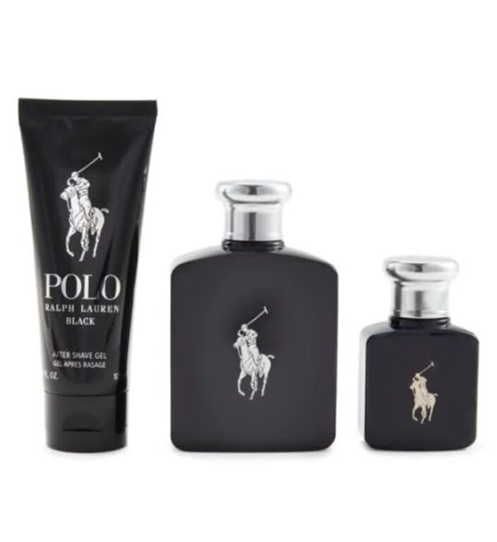 Ralph Lauren Polo Black Eau de Toilette 3-Pc Set