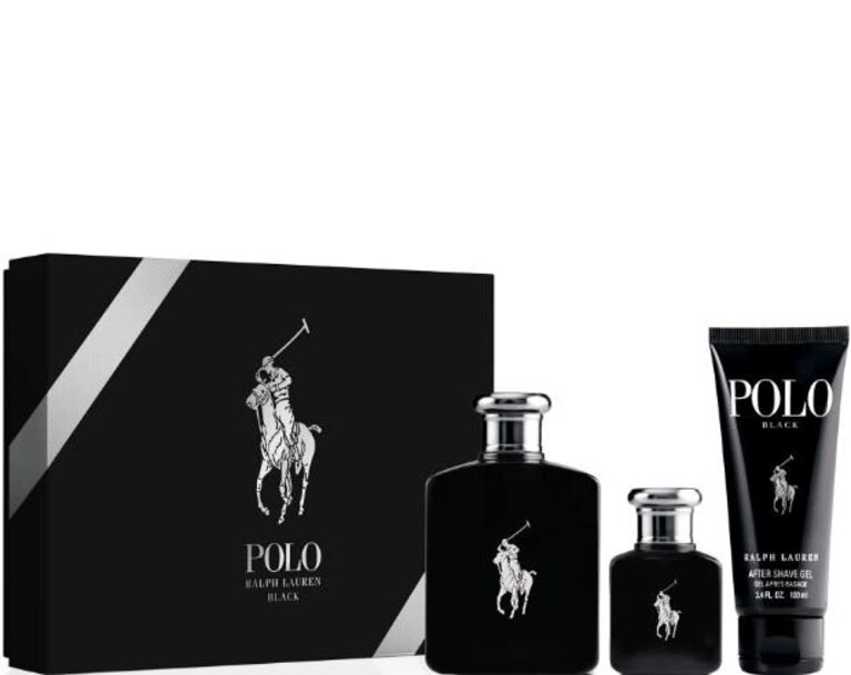 Ralph Lauren Polo Black Eau de Toilette 3-Pc Set