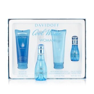 Davidoff Davidoff for Women - Cool Water 4pc Set EdT 50ml