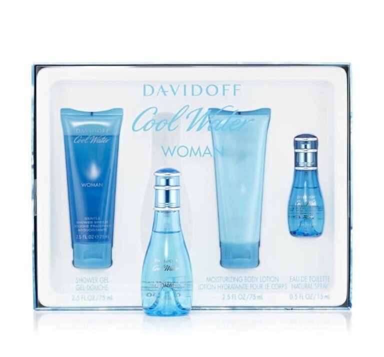 Davidoff Davidoff for Women - Cool Water 4pc Set EdT 50ml