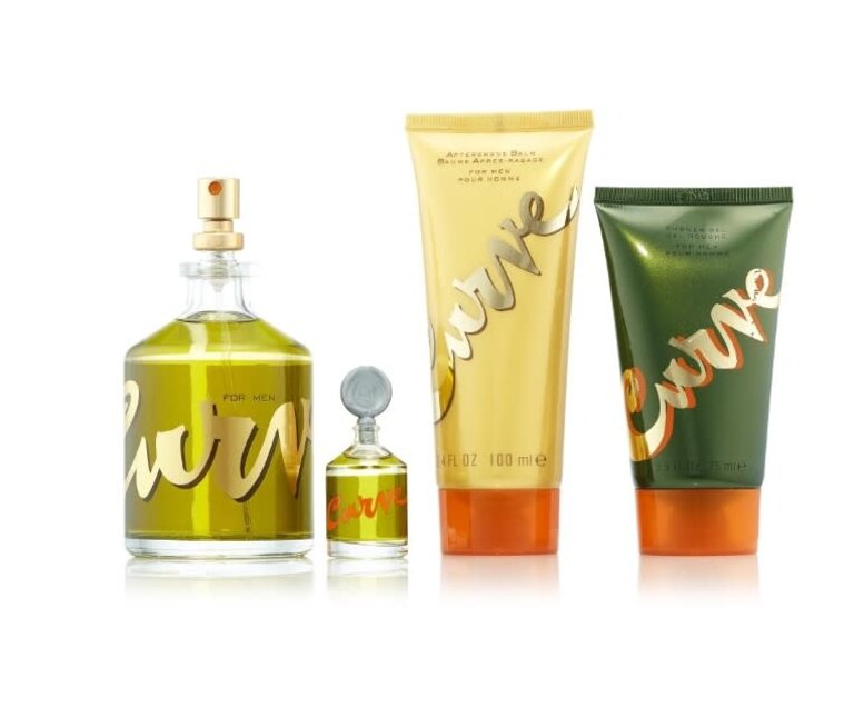 Liz Claiborne Curve For Men Cologne Spray 4-Pc Gift Set