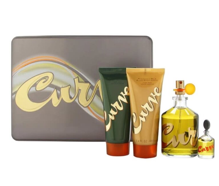 Liz Claiborne Curve For Men Cologne Spray 4-Pc Gift Set