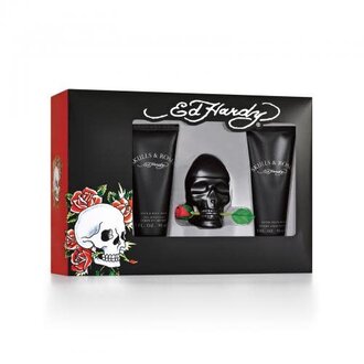 Skulls & Roses 3-Pc Gift Set for Men