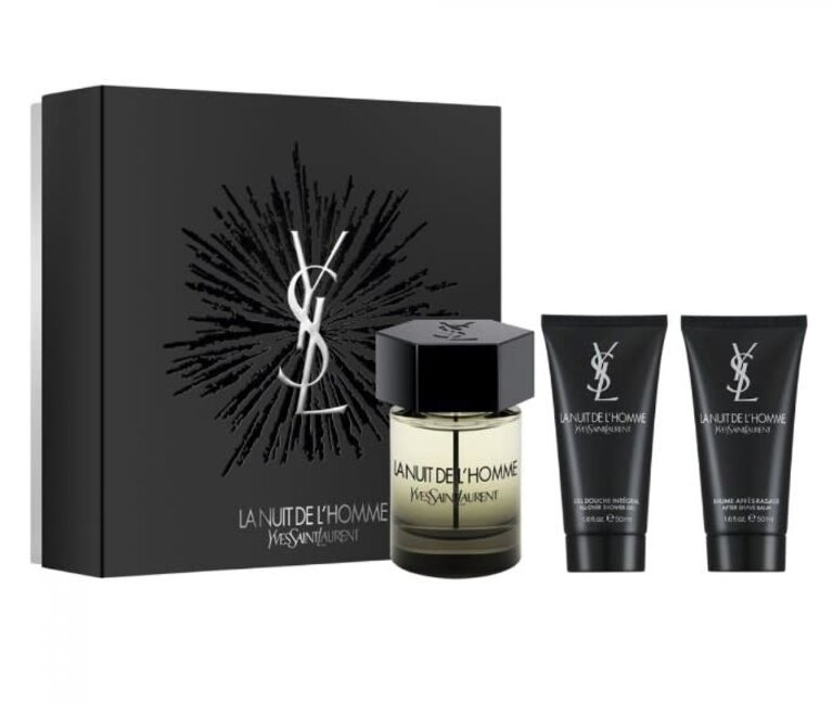 Yves Saint Laurent La Nuit de L'Homme Eau de Toilette 3-pc Gift Set