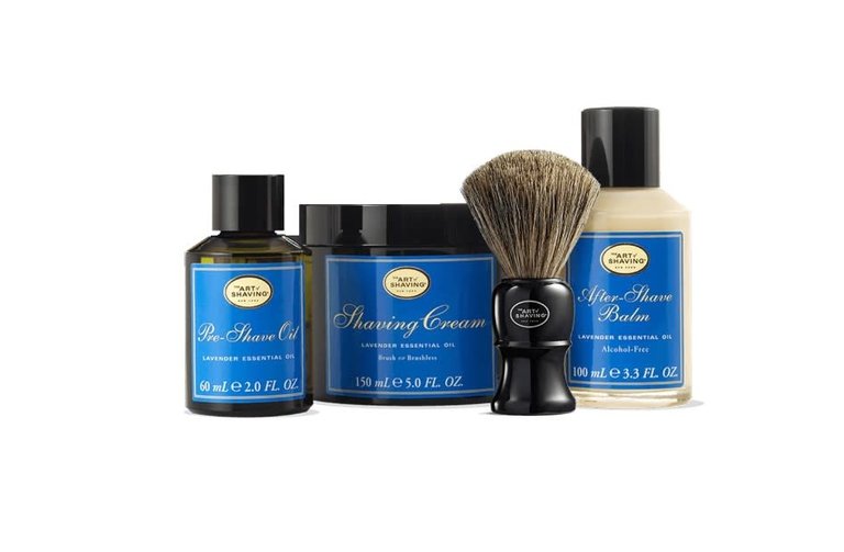 Lavender 4 Elements of the Perfect Shave Full Kit 150ml