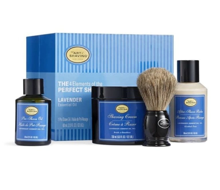 Lavender 4 Elements of the Perfect Shave Full Kit 150ml