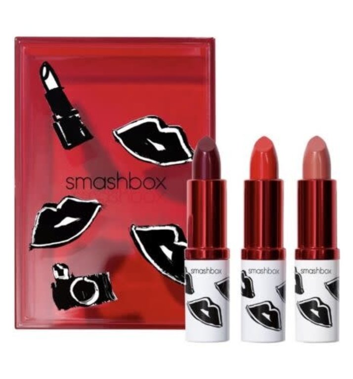 Smashbox 3pc Lipstick trio