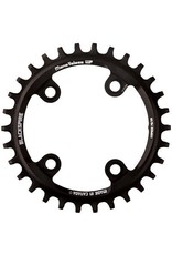 Black SPIRE ChainRING 4X76,28T,SRAM 11SPD,BLACK  SNAGGLETOOTH NW