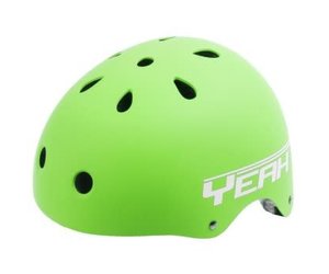 green bmx helmet