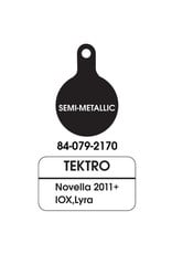 ULTRACYCLE KHS UC DISC PADS SEMI-METALIC PAIR TEKTRO NOVELA 2011