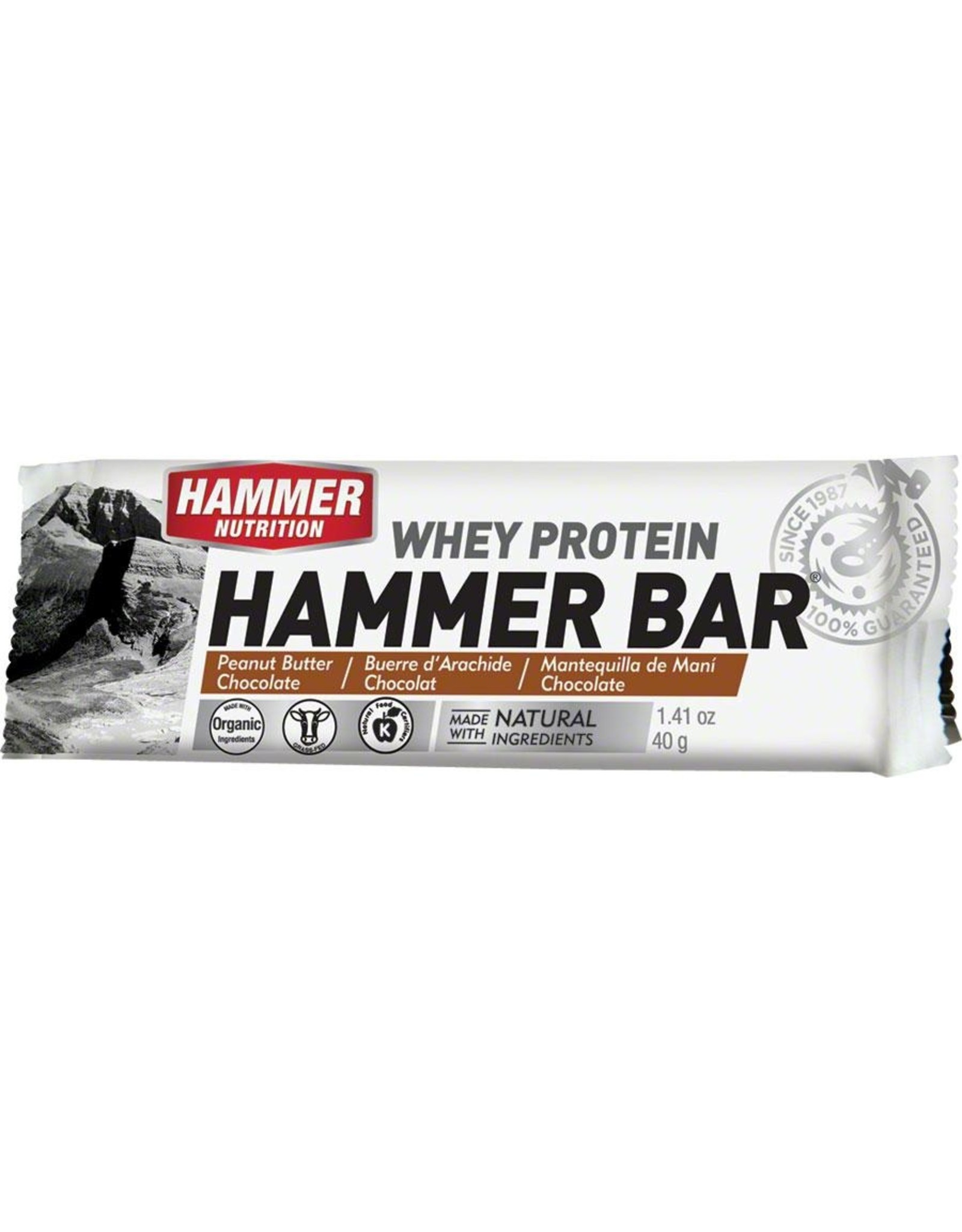 HAMMER BAR PEANUT BUTTER Chocolate 12 single