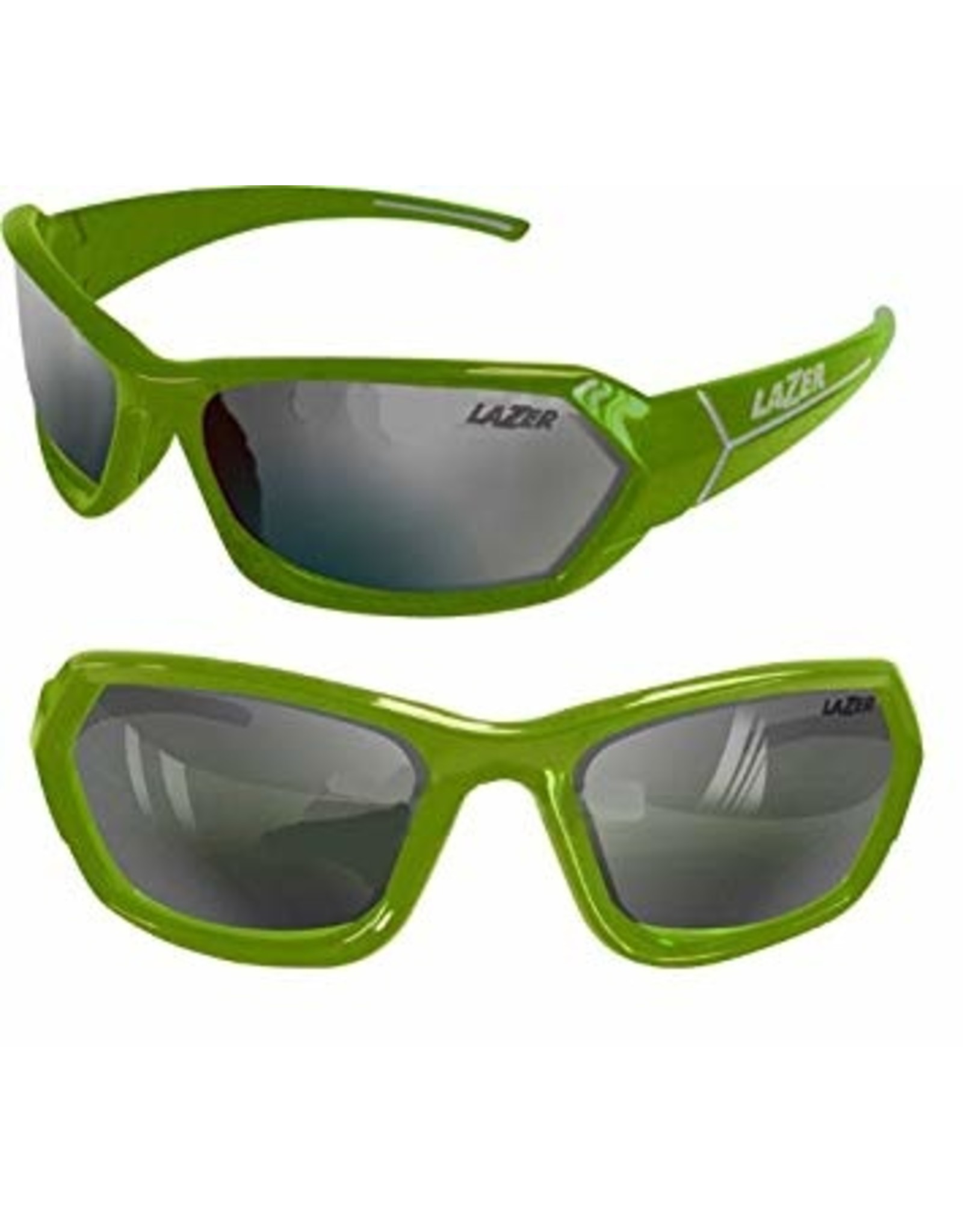 Lazer Lazer Electron 1 (EC1) Sunglasses: Gloss Green~ Interchangeable Lens