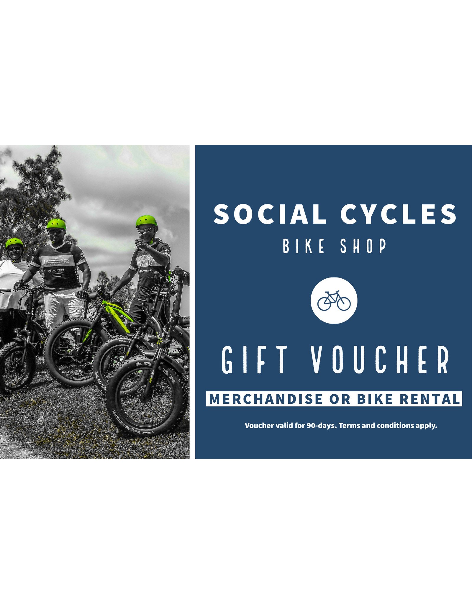 SOCIAL CYCLES Social Cycles Gift Certificate