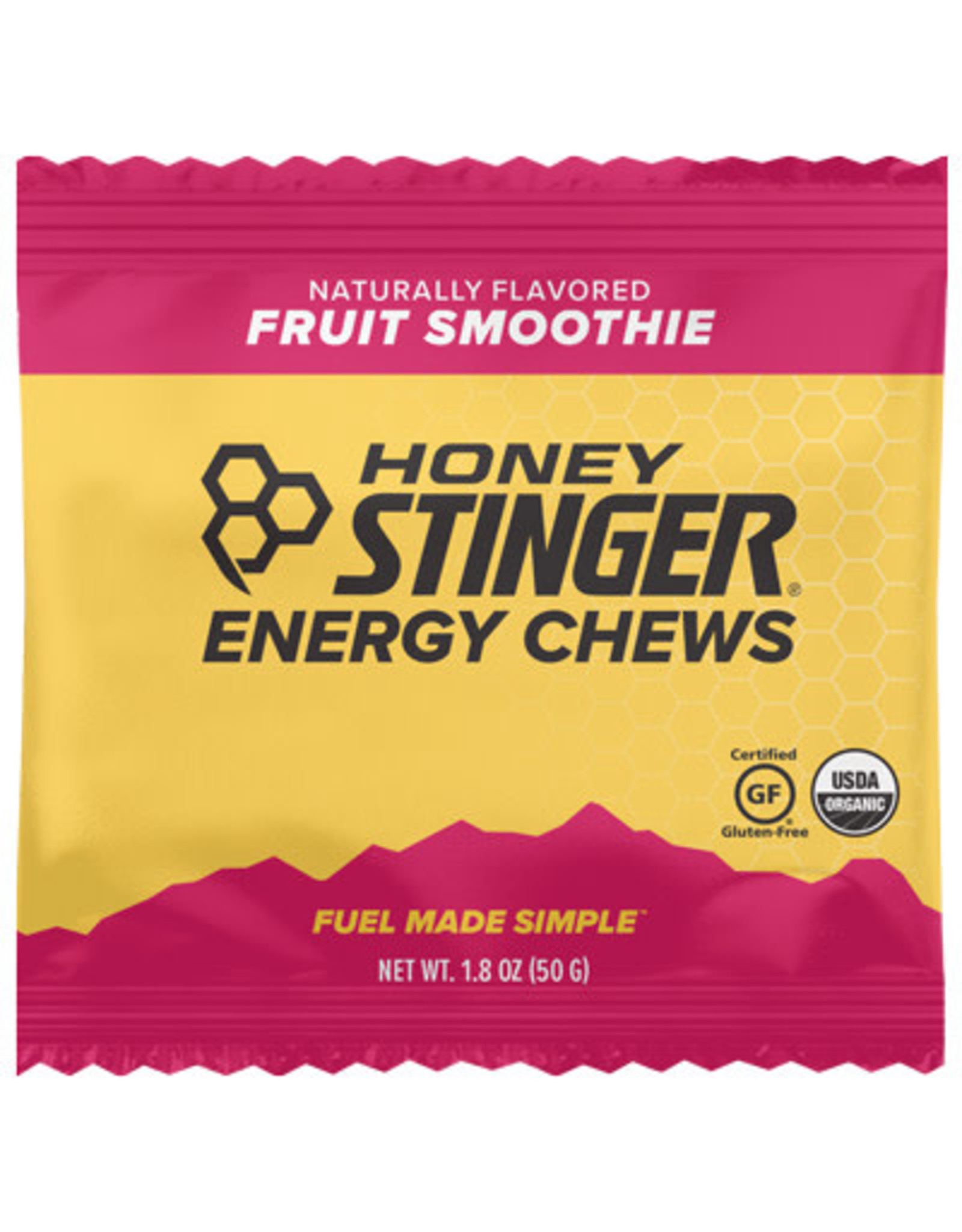 HONEY STINGER ORGANIC CHEWS FRUIT SMOOTHIE, 12/BOX