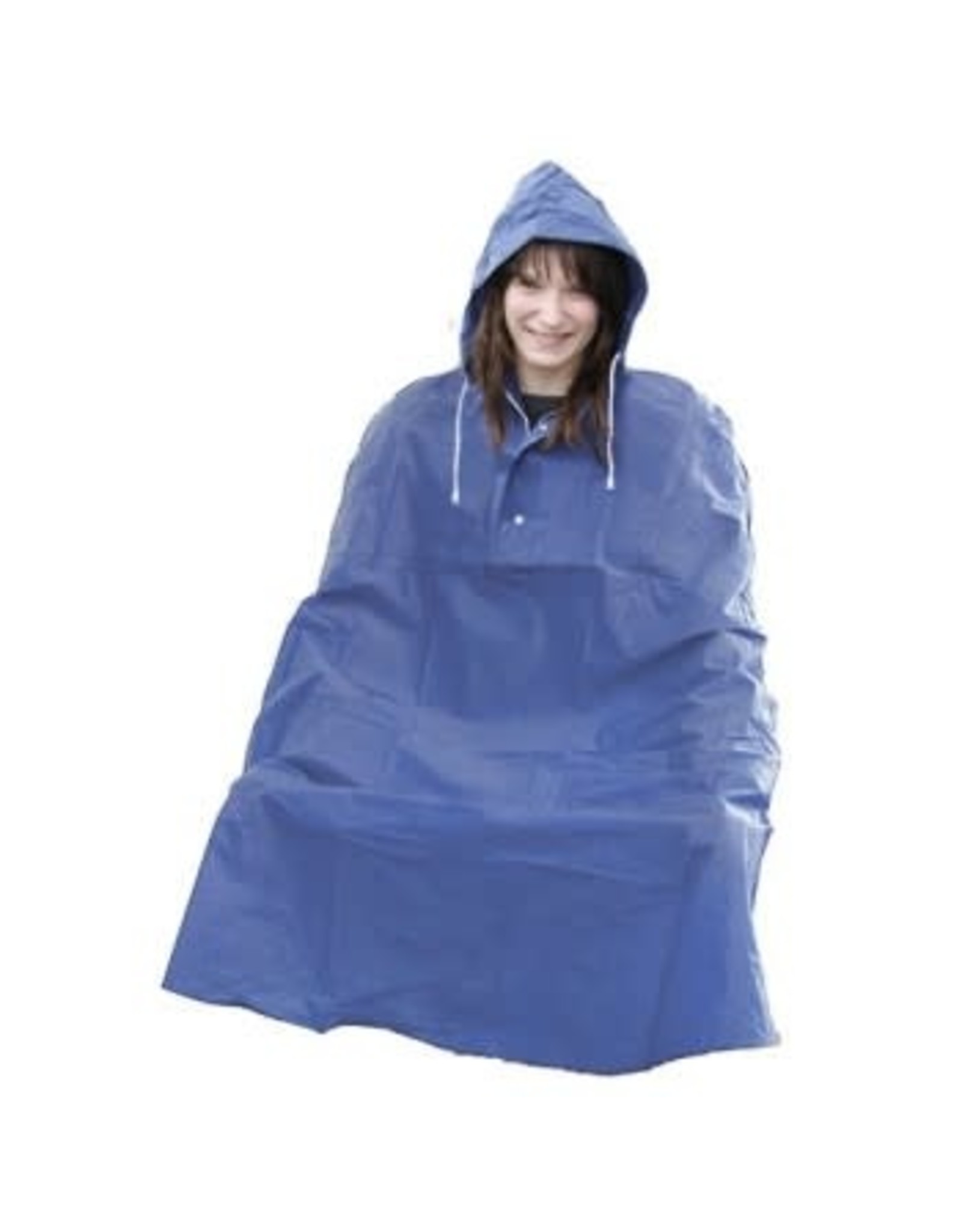 Poncho Rain  Blue Coat