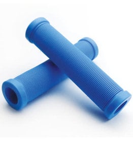 FREE AGENT Grips FA FLANGELESS SHROOM XL B-BLU BRIGHT BLUE 140MM W/END PLUGS