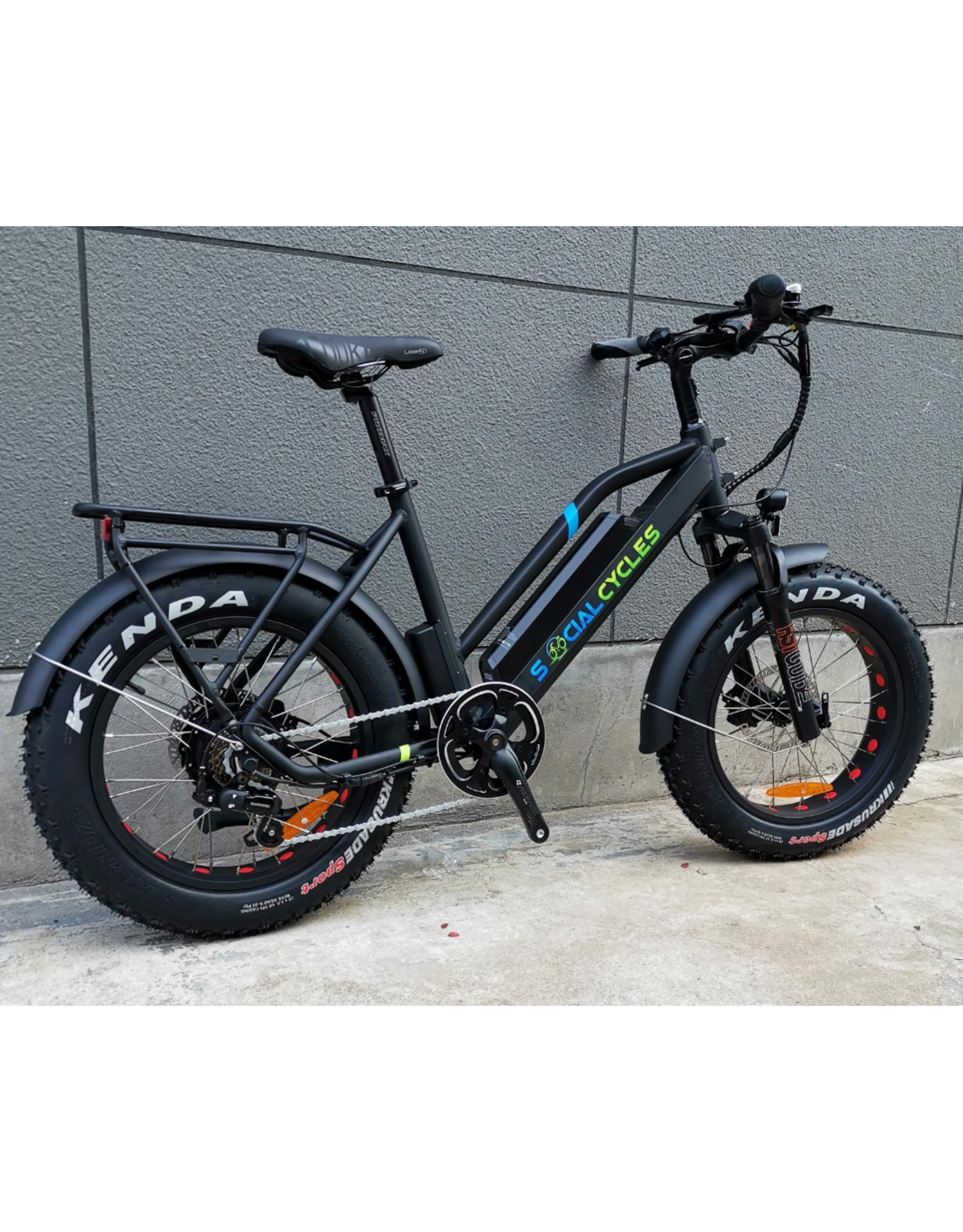 MS EBIKE SC2 EBIKES Fat Bike 48V/750 WATT BLACK 2021