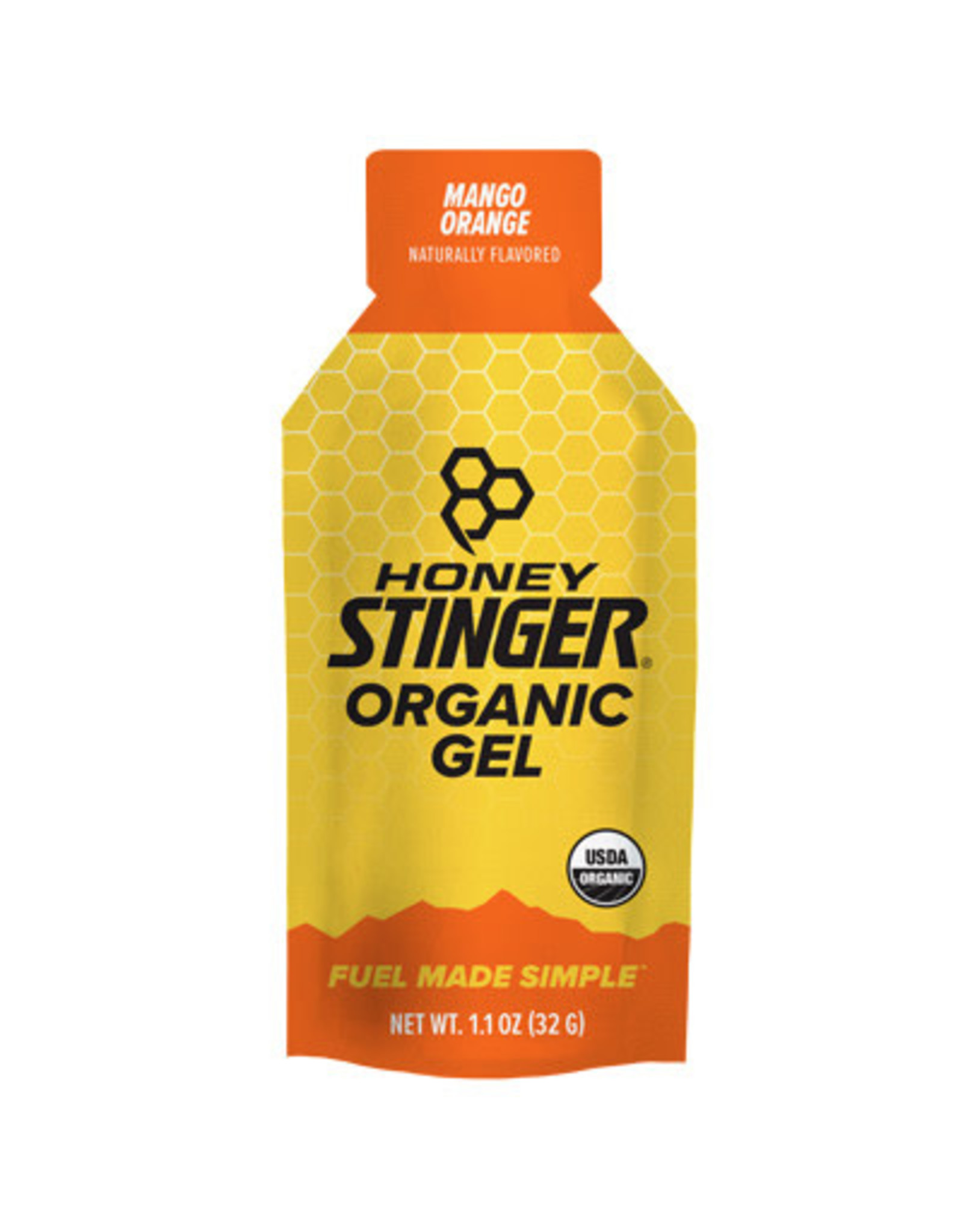 HONEY STINGER ENERGY GEL MANGO ORANGE, 24/BOX single