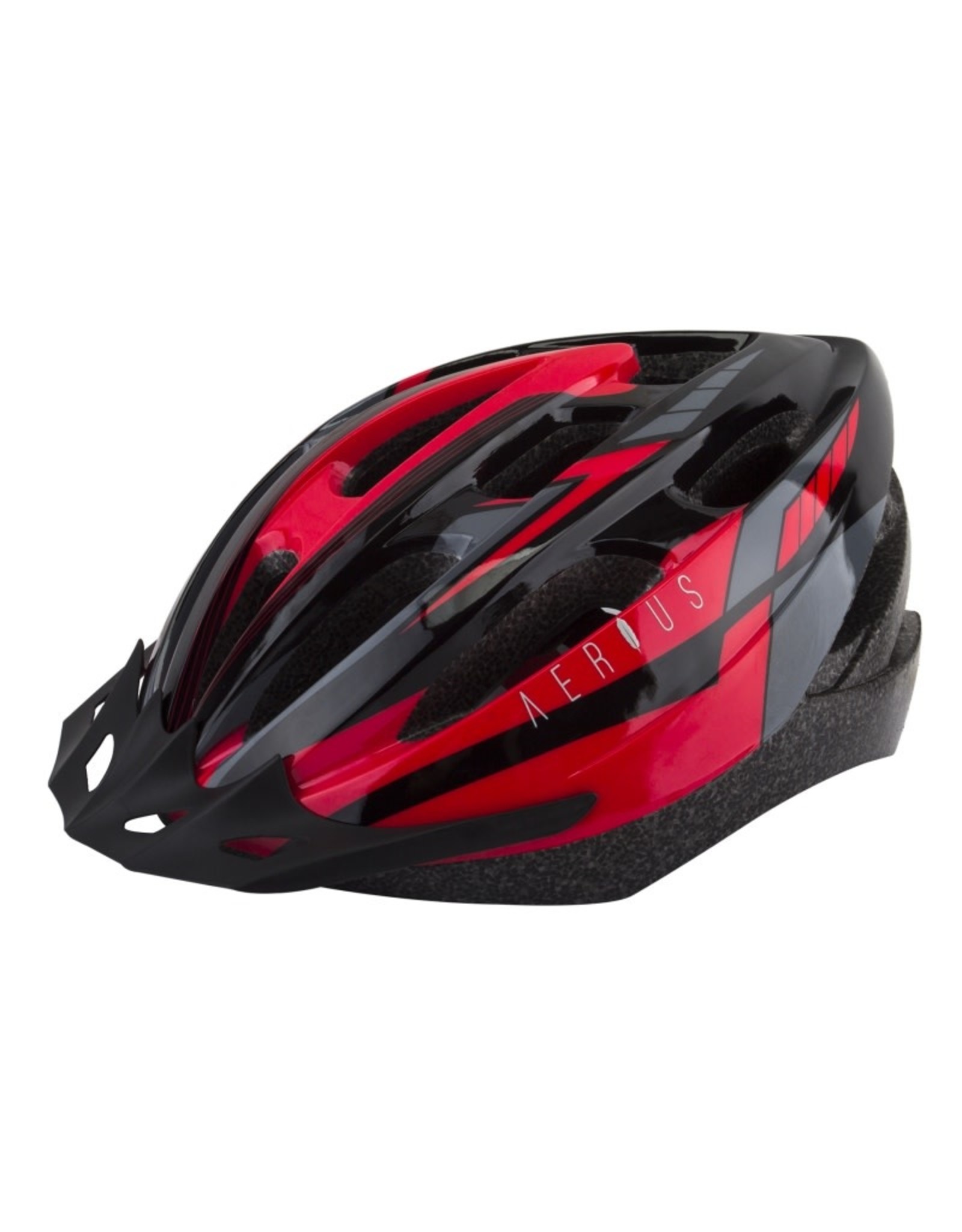 HELMET AERIUS V19-SPORT Md/Lg BlACK/RED