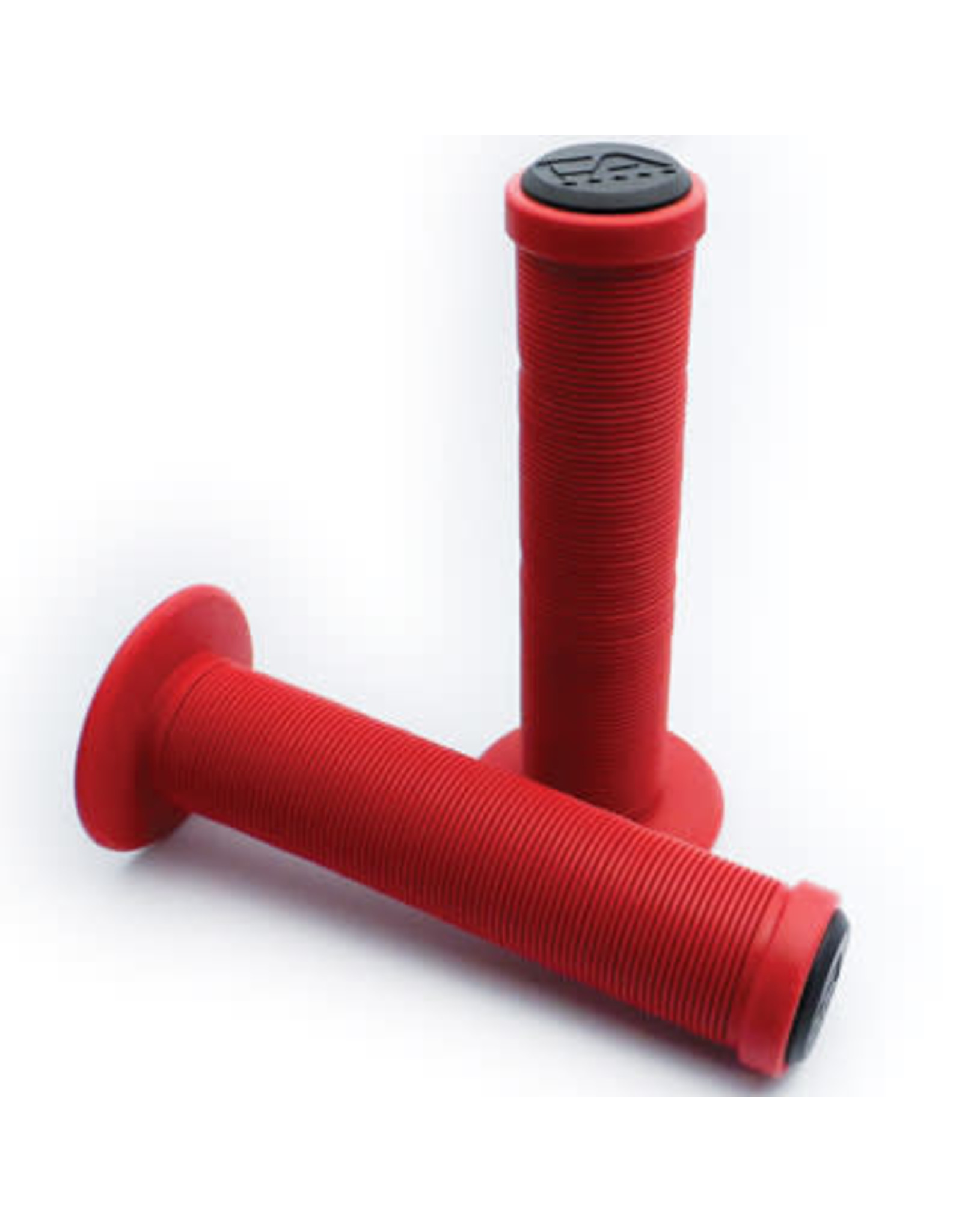 FREE AGENT FA SHROOM XL GRIPS BR RED 142MM W/END PLUGS