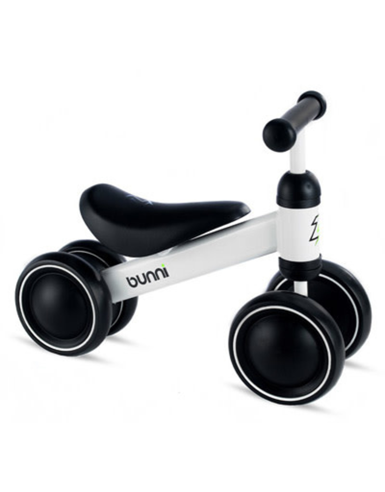 KAZAM KAZAM BUNNI RIDE ON,  White 4 Wheels KID