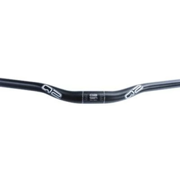 Q2 Q2 ALUMINUM RISER HANDLE BAR Q2 ALY RISER 800 2'' 31.8 BLK 50MM RISE 9DEG BACK 5DEG UPSWP
