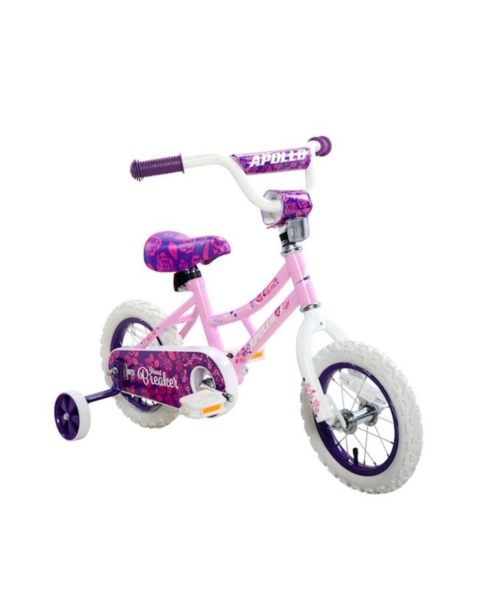 APOLLO NAC| APOLLO HEARTBREAKER 12 inch Kids Bike Pink