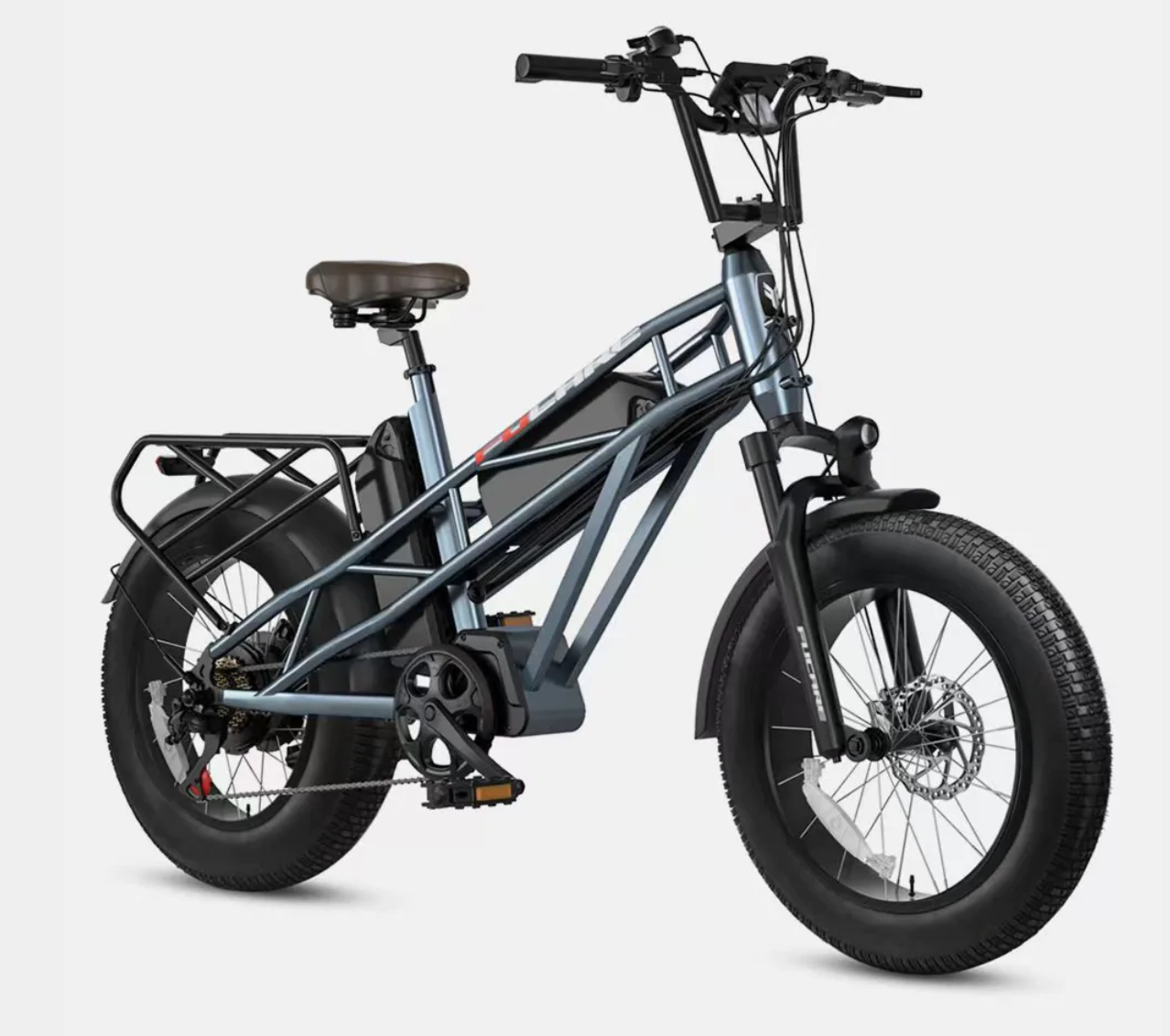 GX2 EBIKES Gemini x Fat Dual Battery Bike Fold 48V/750 WATT BLACK