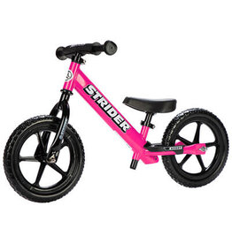 STRIDER SPORTS STRIDER SPORTS 12'' SPORT NO-PEDAL BIKE BALANCE PINK,QR SDLE/H-BAR CLMPS