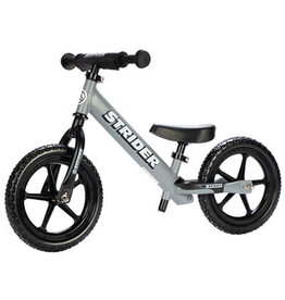 STRIDER SPORTS STRIDER SPORTS 12'' SPORT BALANCE BIKE GRAY,QR SADDLE/H-BAR CLMPS