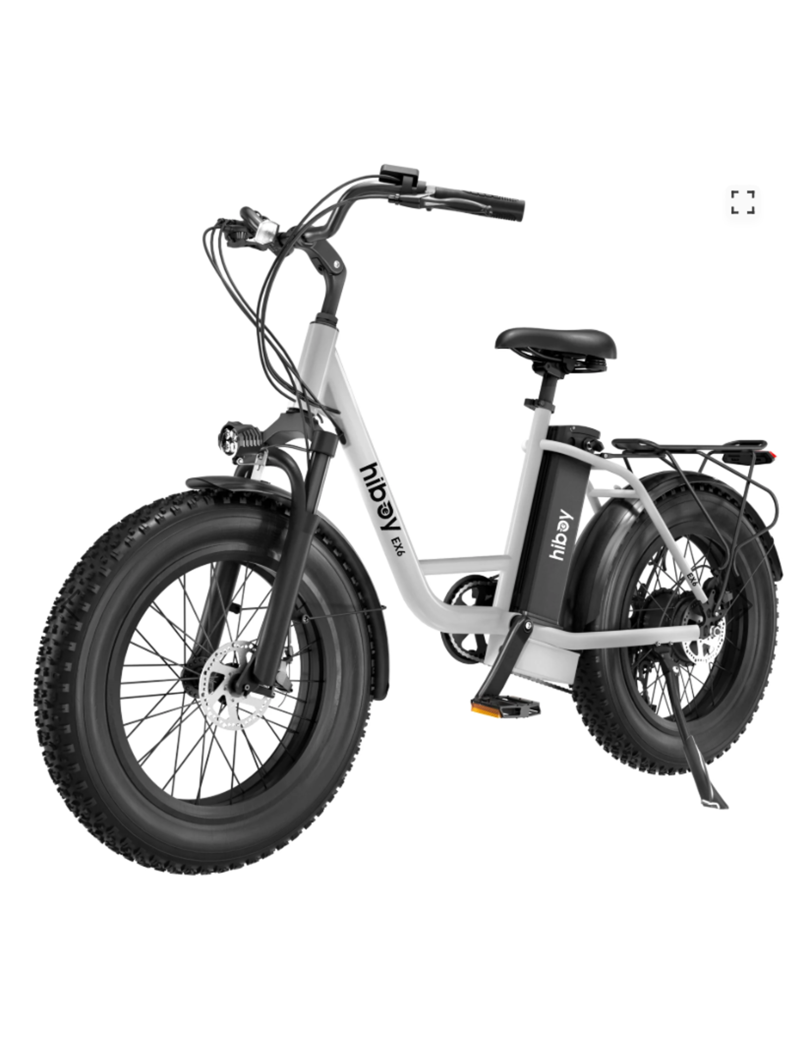 Hiboy EX6 Step-thru Fat Tire Electric Bike White ebike