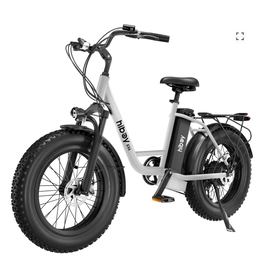 Hiboy EX6 Step-thru Fat Tire Electric Bike White ebike