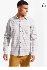 Pearl Izumi PEARL IZUMI PROSPECT Long Sleve SHIRT, COOL GREY STRIPE, LG